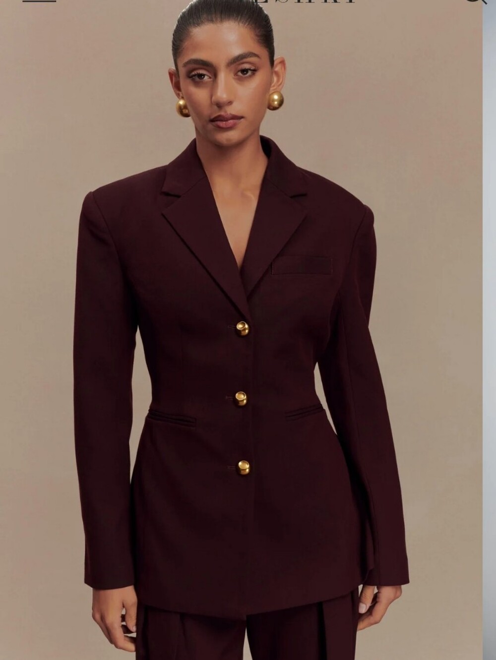 Meshki NWT Bellamy Cinched Blazer Size XS